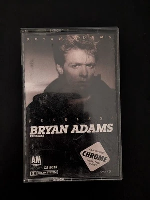 Reckless by Bryan Adams (Cassette, Feb-1991, Chrome) A&M Play Tested Foto 1 de 4