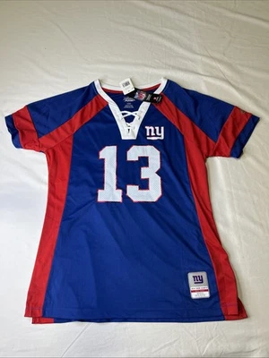 Majestic NFL New York Giants Mujer Encaje Frontal Odell Beckham Jr Jersey Grande E3 Foto 1 de 4