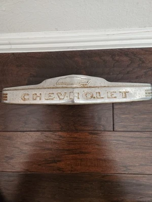 1947-1953 Chevrolet Truck Front Hood Trim with service rust - Image 1 of 2