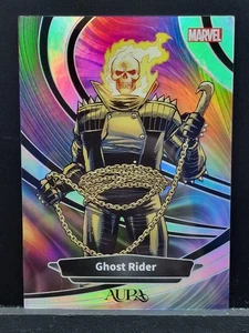 Tarjeta Kakawow Marvel Aura 2025 #AM-I-22 Ghost Rider refractor plateado casi nueva - Imagen 1 de 6
