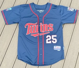 Jim Thome Minnesota Twins Jersey 2010 Mens Sz 50 M/L Majestic Fifty Seasons - Picture 1 of 11