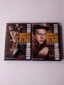Wanted Dead or Alive Seasons One & Two DVD Steve McQueen - Picture 1 of 2