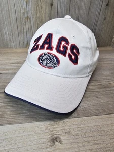 Gonzaga Bulldogs Hat Cap White Zags Adjustable SnapBack Zephyr - Picture 1 of 3