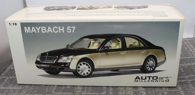 AUTOart Mercedes Benz Maybach 57 1:18 Caja Ayers Rojo Roca Montañas Rocosas Marrón Foto 1 de 4