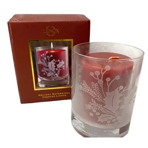 Vela de luces esmeriladas Lenox Holiday Gatherings nueva en caja - Imagen 1 de 3