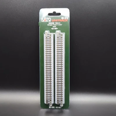 Kato Unitrack 20-010 - Straight Track (186mm) (4 Pieces) - Spur N