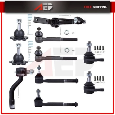 Se adapta a Chevrolet K1500 1988-1992 varillas de amarre inferiores delanteras rótula de dirección Foto 1 de 4