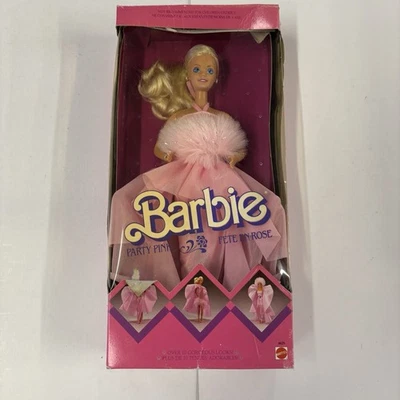 Boneca Barbie Festa Rosa Fête en Rose Antiga 1987 Mattel #4629 Lançamento Canadá - Imagem 1 de 3