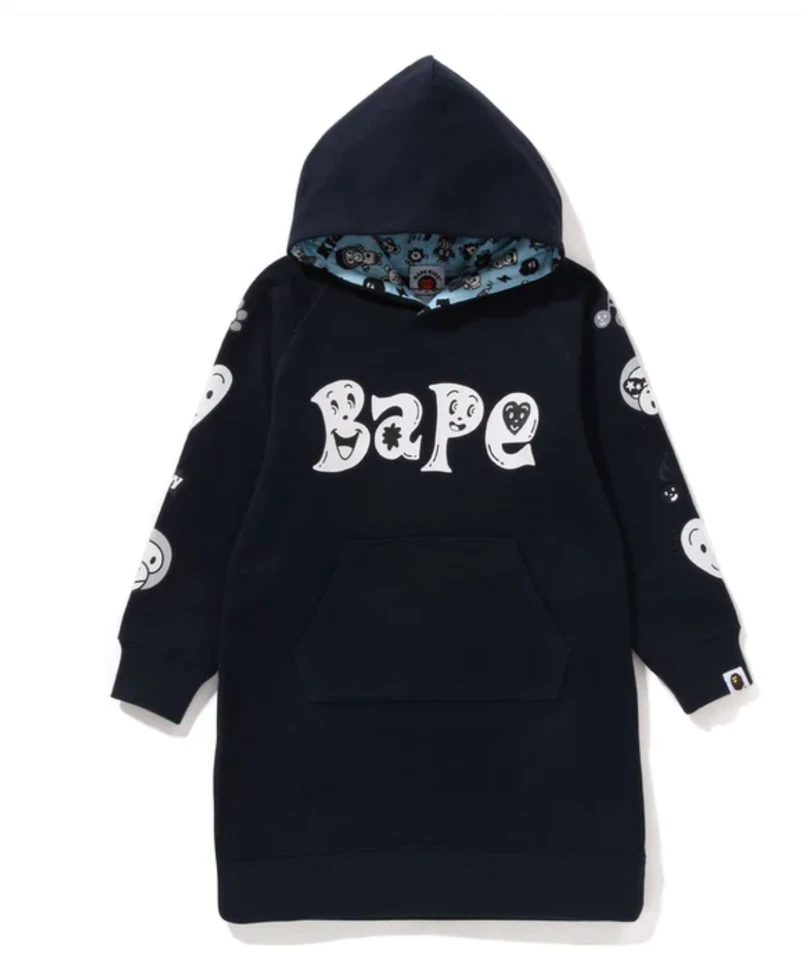 Sudadera con capucha Bape Kids x Chocomoo de una pieza azul marino talla 100 K Foto 1 de 1