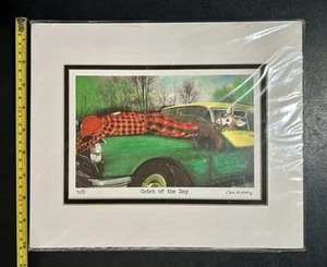 NELSON DE LA NUEZ MATTED PRINT CATCH OF THE DAY 1992 - Bild 1 von 10