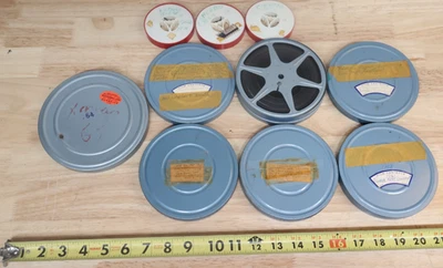 Lot of 10 - 8mm Film HOME MOVIES 1960's-70 Helicopter Watkins Glen Concord - USA Foto 1 de 4