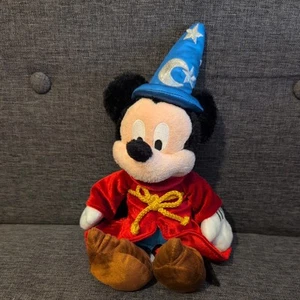 Disneyland Paris Mickey Mouse Sorcerers Apprentice Fantasia Plush - Picture 1 of 7