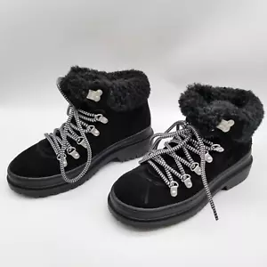 Espléndidas botas al tobillo Yvette de gamuza negras para mujer 6 - Imagen 1 de 7