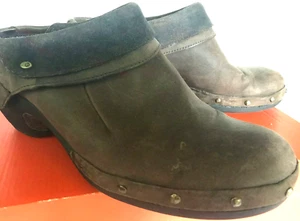 Zapatos zuecos Merrell Luxe Wrap J68662 amargos sin cordones de cuero con tachuelas para mujer 7,5 - Imagen 1 de 12
