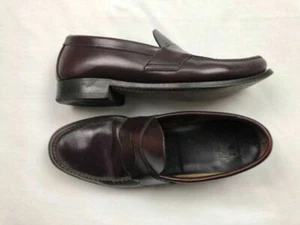 Zapatos Johnston Murphy Aristocraft para Hombre Borgoña Penny Mocasines Talla 9 B/AA - Imagen 1 de 9