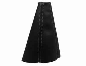 Grau Faden Echtleder Schaltmanschette Schaltsack Für HYUNDAI GETZ 2002-2010 - Picture 1 of 1