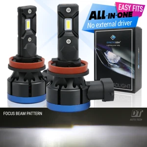 Kit de bombillas de faros LED Syneticusa H11 CSP bombillas antiniebla 6000K blancas - Imagen 1 de 8