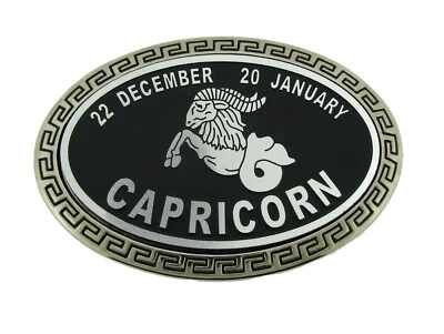 Capricorn Zodiac Sign Bottle Opener Belt Buckle Birthday hebilla del cinturón - Image 1 of 2