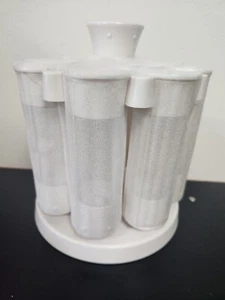 Kitchen Art Elite Series Auto Measure Spice Carousel Rack White QVC NOS - Picture 1 of 11