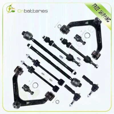 Brazos de control de suspensión delantera barras estabilizadoras para Dodge Ram 3500 2003-2005 2x2 12 piezas Foto 1 de 4