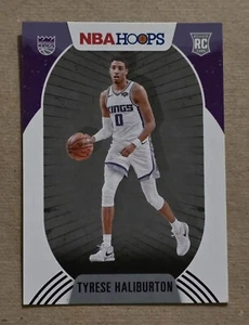 2020-21 Panini NBA Hoops TYRESE HALIBURTON #238 Rookie RC Purple Foil Pacers - Picture 1 of 2