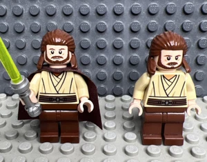 2 LEGO Qui-Gon Jinn Minifigure - 7961 Star Wars Jedi - Sith Infiltrator (sw0322) - Picture 1 of 8