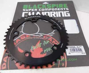Genuine Blackspire Fixie Single Speed Chainring, 1\8", 130/46T, Black, Brand New - Bild 1 von 1