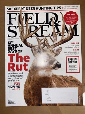 Field & Steam Magazine November 2017 Best Days of The Buck Rut Top Dates Tactics - Image 1 of 2