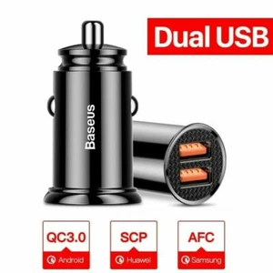 Baseus 30W Dual Charger Car Charger Quick Charge 3.0 Car Phone Charger QC3.0 - Bild 1 von 1
