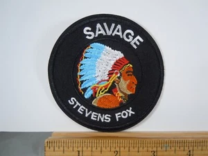 Savage Stevens Fox Embroidered Iron-On  PATCH 3.5" - Picture 1 of 1