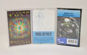 Jethro Tull Cassette Tapes - Roots to Branches Stormwatch Repeatest of Vol II - Foto 1 di 19