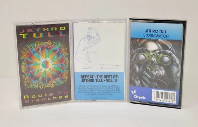 Jethro Tull Cassette Tapes - Roots to Branches  Stormwatch  Repeatest of Vol II - Image 1 of 4