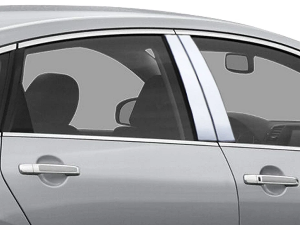 FOR 2006-2010 INFINITI M35 & M45 * 4 Piece Stainless Pillar Post Trim. 4-door - Image 1 of 1