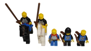 Lego Minifiguren cas170 cas101 cas217 Ritter Schwarze Falken Löwenritter - Bild 1 von 11