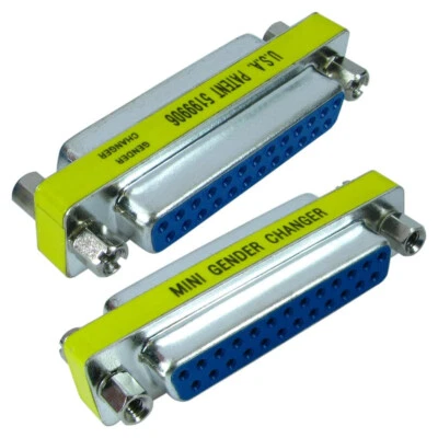 D25 Female to D25 Female Slimline Gender Changer Single Pack - Image 1 of 3