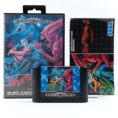 Sega Mega Drive Spiel : Splatterhouse 2 - Modul Anleitung OVP cib / PAL MD - Bild 1 von 4