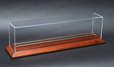 Tenshodo 1:87 - 1:80 HO Scale Model Train Display Case w/16.5 mm Gauge Track NIB - Image 1 of 4