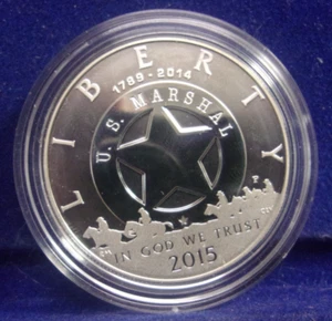2015 U.S. MARSHALLS Commemorative Proof SILVER Dollar NO BOX OR COA *DN* - Picture 1 of 2