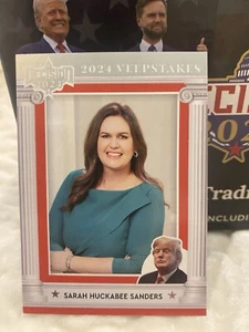 Sarah Huckabee Sanders Entscheidung 2024 Politische Sammelkarten VEEPSTAKES #VS10 - Bild 1 von 2