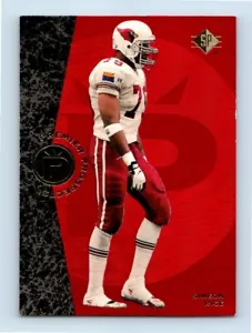 Tarjeta de fútbol americano 1996 Upper Deck SP Premier Prospects Simeon Rice #3 novato radiocontrol - Imagen 1 de 2