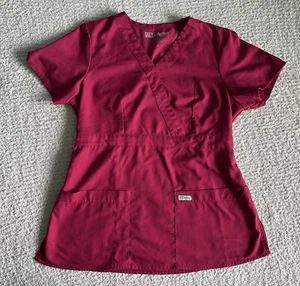Grey’s Anatomy Barco Scrub Top Women’s Medium Pink Shirt Nursing Medical - Picture 1 of 10