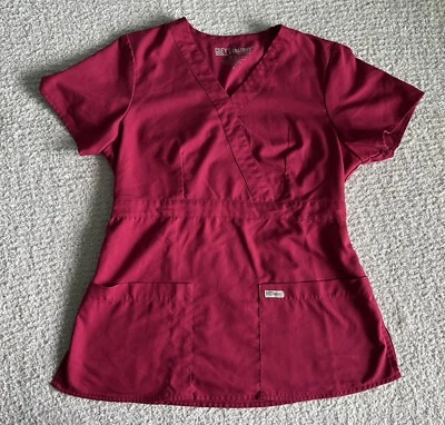 Grey’s Anatomy Barco 磨砂上衣女式中号粉色衬衫护理医疗 — 第 1/4 张图片