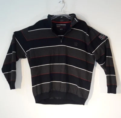 Paul & Shark 100% Wool yachting quarter zip sweater Mens XL with Patches  - Image 1 of 4