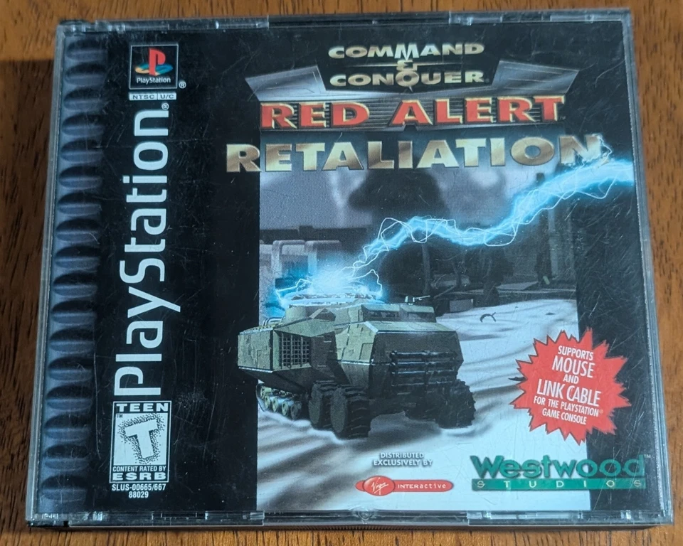 PS1 Command & Conquer Red Alert Retaliation Sony Playstation 1 CIB Very Good Con - Image 1 of 4