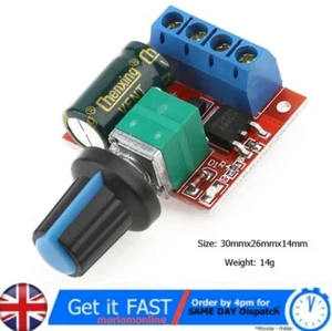Mini PWM DC Motor Drehzahlregler Modul DC-DC 4,5 -35V 5A 90W Drehzahlregler - Bild 1 von 4