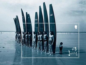 Jersey Stamps: "Jersey Surfing" MNH £3 Miniature Sheet 2021 - Picture 1 of 1