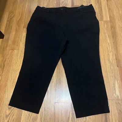 Women's Lane Bryant Black Trousers Sz 26 Short - Image 1 of 3