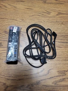 Genuine Samsung TV Remote Control BN59-01315J And Power Cable A136 - Picture 1 of 1