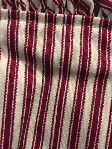 Longaberger 1999 Sweetheart Love Letters Basket Liner - Red Ticking Cover