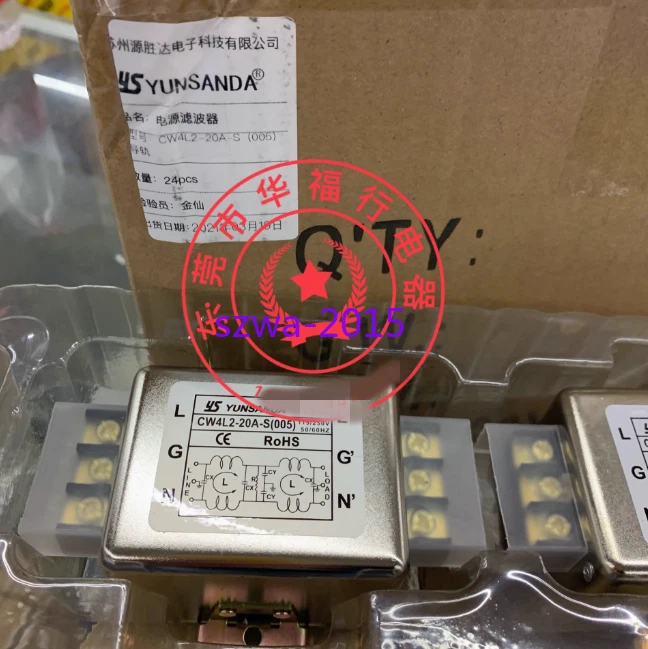 1pcs New YUNSANDA Power Filter EMI CW4L2-20A-S(005) - Image 1 of 1